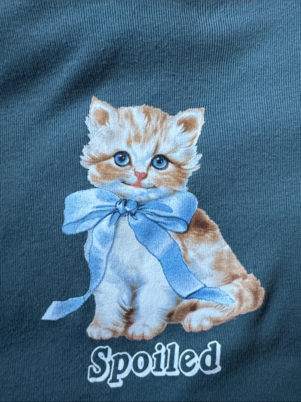 Homegirls Society “Spoiled” Kitten Graphic Tee XL - Picture 3 of 5